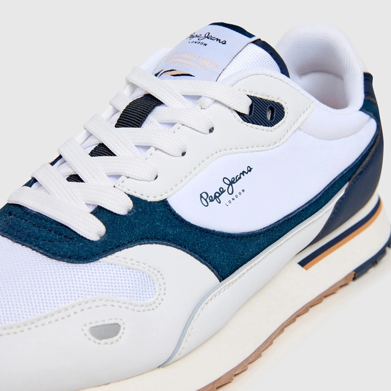 ZAPATILLAS HOMBRE PEPE JEANS LONDON CASUALES BLANCO BEXLEY ROAD - 6