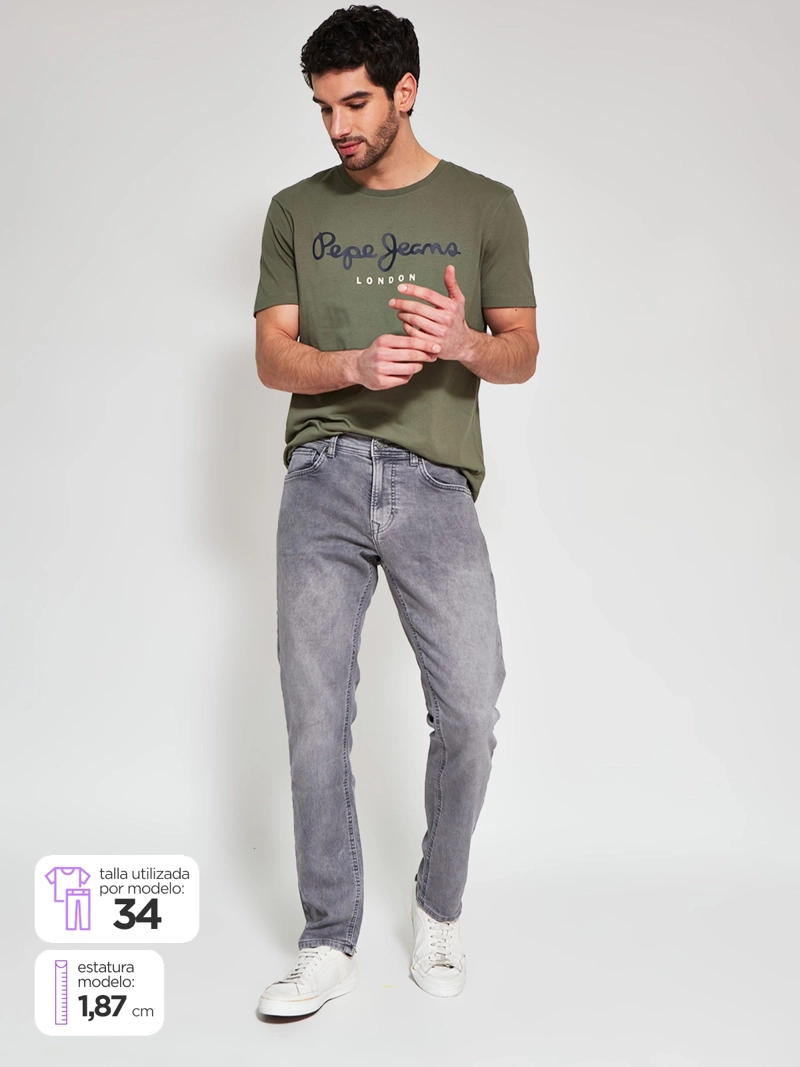 JEANS HOMBRE PEPE JEANS ALGODÓN SLIM - 1