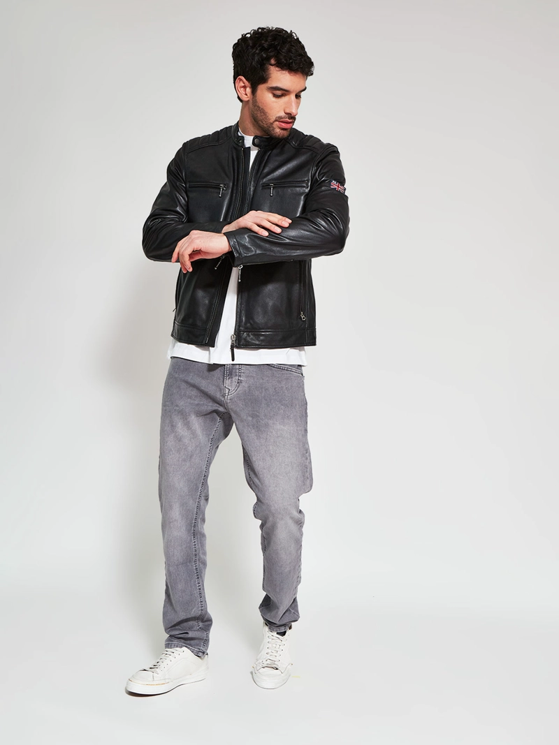 CHAQUETA HOMBRE PEPE JEANS CUERO - 4