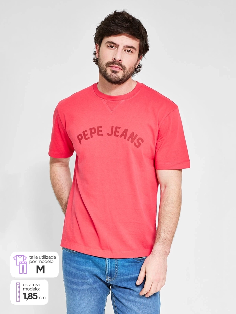 POLERA HOMBRE PEPE JEANS ALGODÓN MANGA CORTA