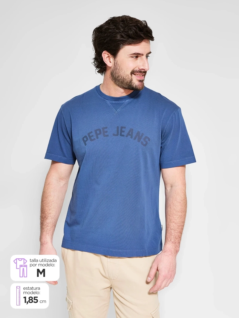 POLERA HOMBRE PEPE JEANS ALGODÓN MANGA CORTA - 1