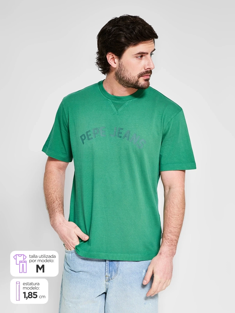 POLERA HOMBRE PEPE JEANS ALGODÓN MANGA CORTA