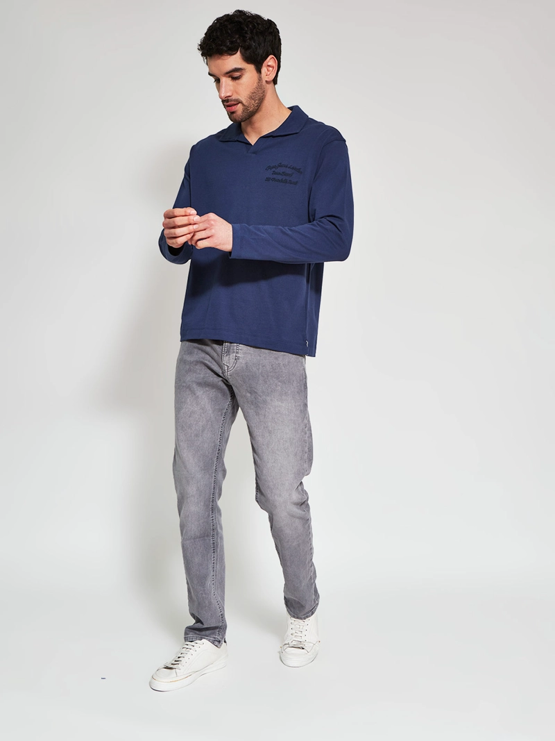 POLERA HOMBRE PEPE JEANS ALGODÓN MANGA LARGA - 4