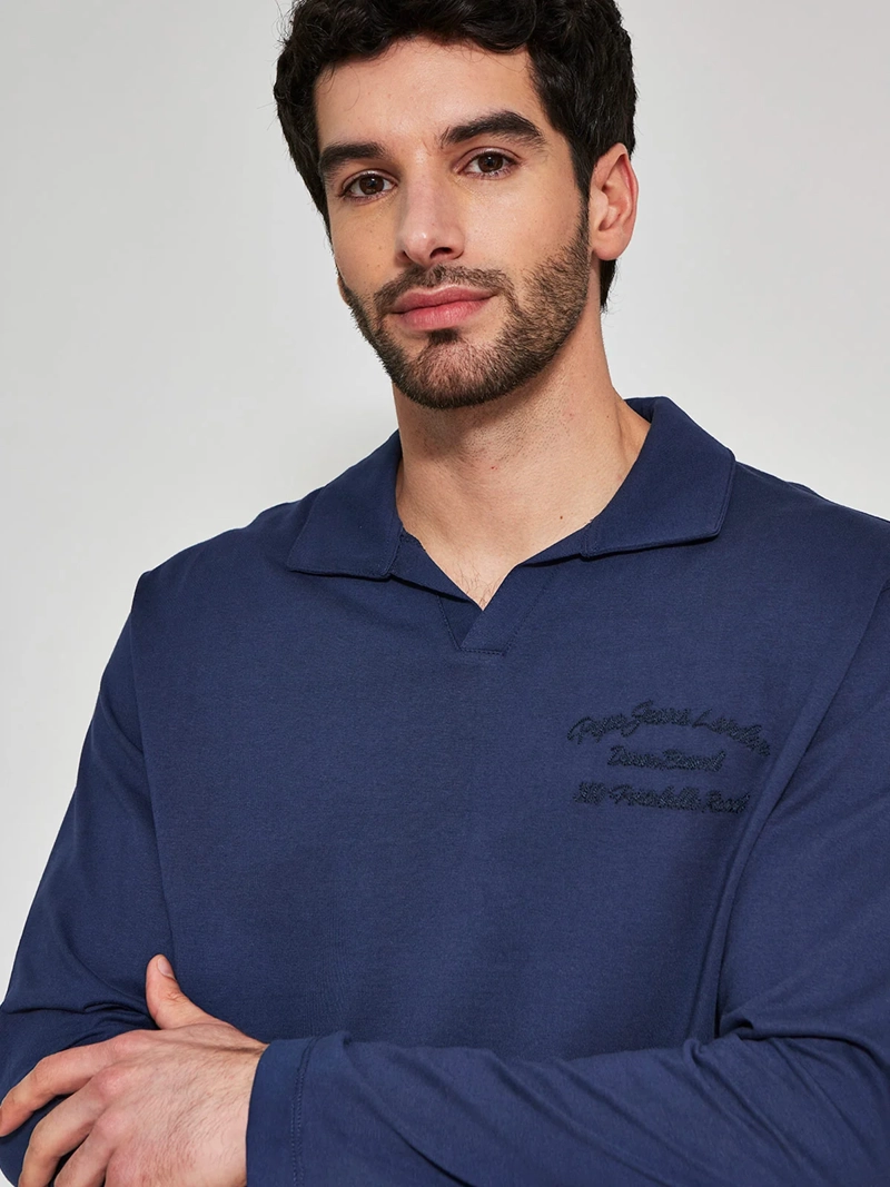 POLERA HOMBRE PEPE JEANS ALGODÓN MANGA LARGA - 3