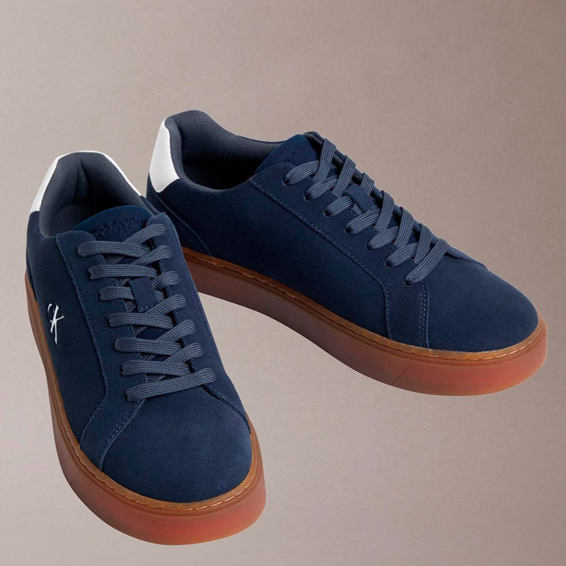ZAPATILLAS HOMBRE CALVIN KLEIN CASUALES AZUL MARINO YM0YM014340HC - 2