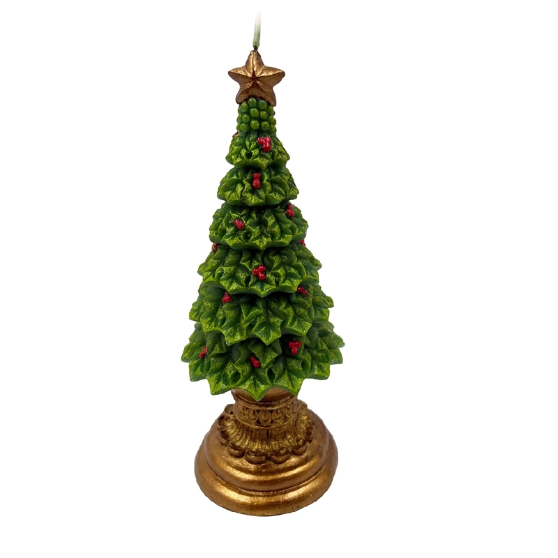 ADORNO NAVIDEÑO RIPLEY HOME VELA ÁRBOL CON BASE - 1