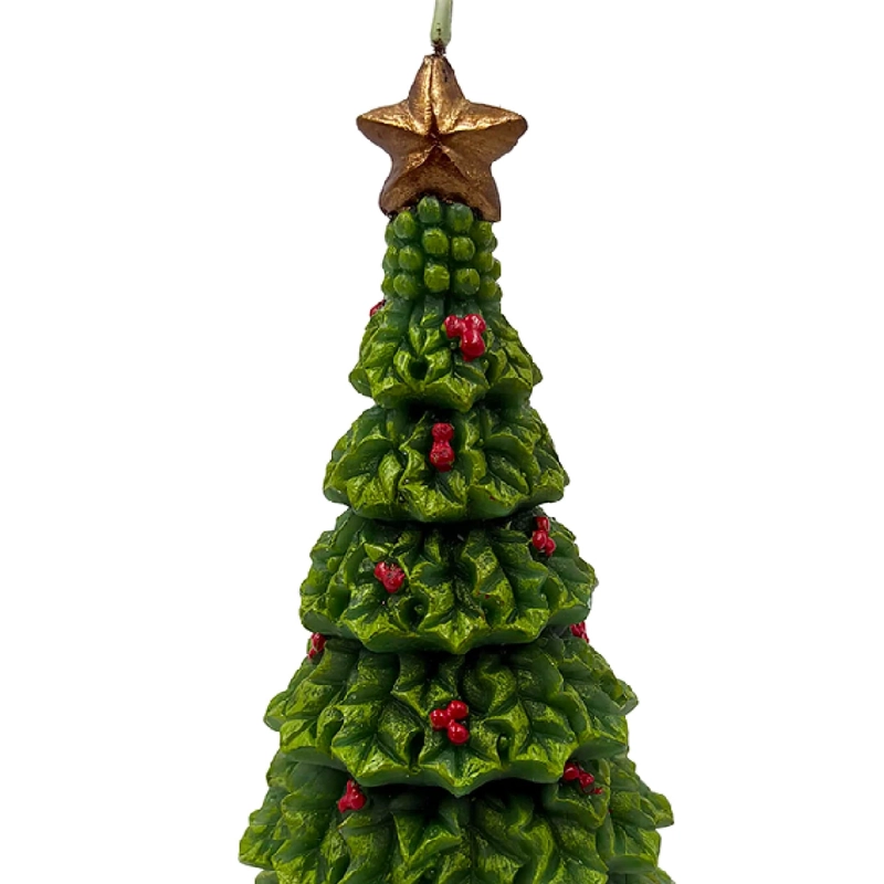 ADORNO NAVIDEÑO RIPLEY HOME VELA ÁRBOL CON BASE - 2