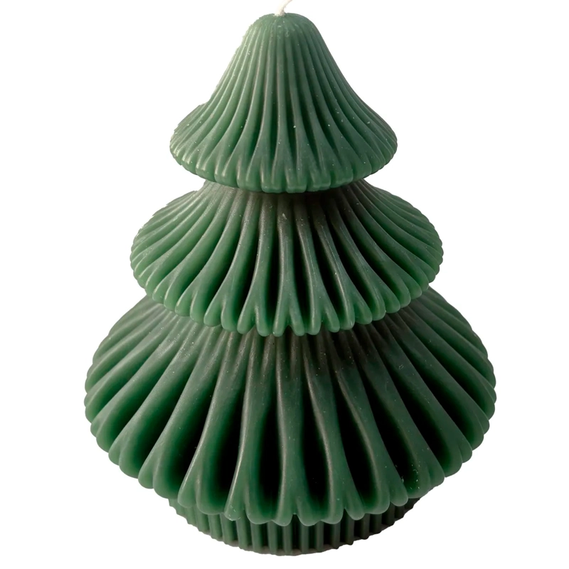 SET X4 VELAS RIPLEY HOME PINO 25 CM VERDE - 2