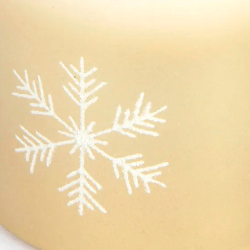 VELA RIPLEY HOME SNOWFLAKE 9 CM DORADO - 2