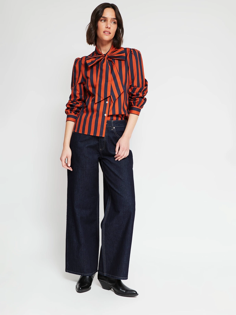 BLUSA MUJER MARQUIS ALGODÓN LAZO - 5