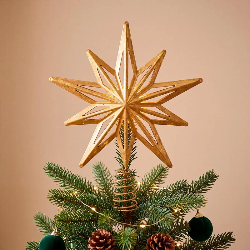ADORNO NAVIDEÑO RIPLEY HOME PUNTA DE ÁRBOL GOLD - 1