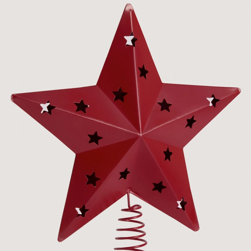 ADORNO NAVIDEÑO RIPLEY HOME TRADITIONAL XMAS PUNTA DE ÁRBOL ESTRELLAS - 2