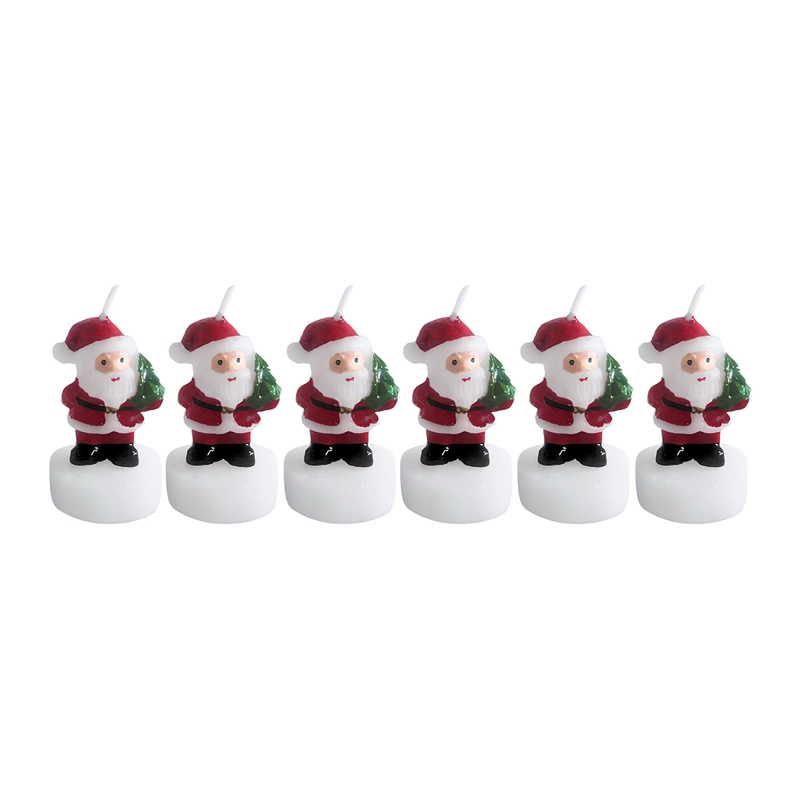 PACK X6 VELAS RIPLEY HOME SANTA  - 2