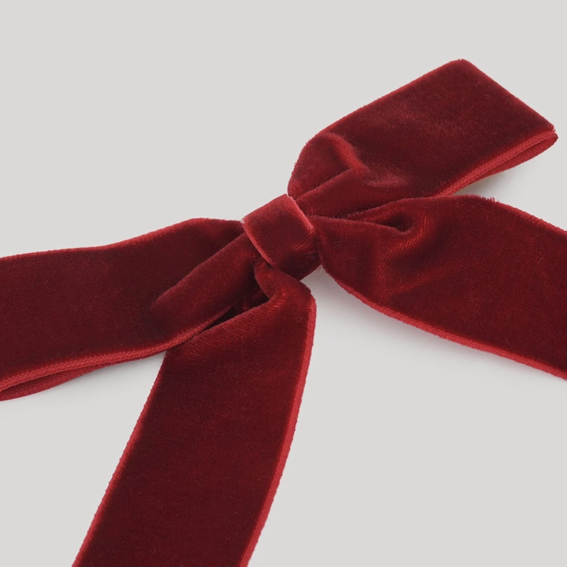 ADORNO NAVIDEÑO RIPLEY HOME WINE ROSE PACK X6 LAZOS VELVET - 3