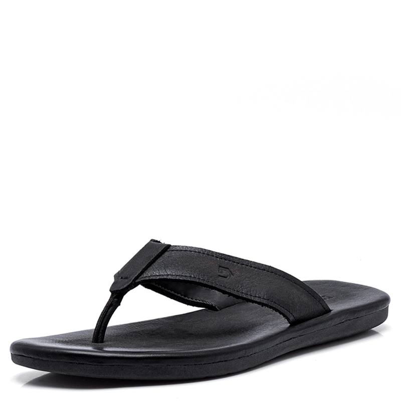 SANDALIAS HOMBRE DEMOCRATA NEGRO ZION CUERO - 2