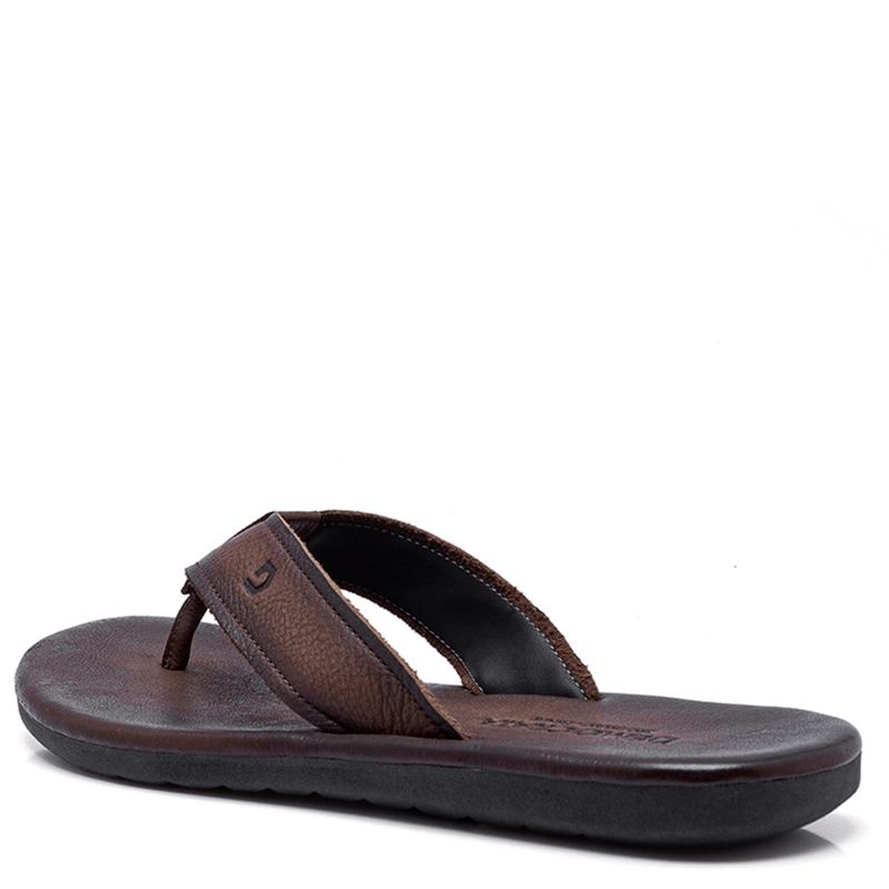 SANDALIAS HOMBRE DEMOCRATA CAFÉ ZION CUERO - 3