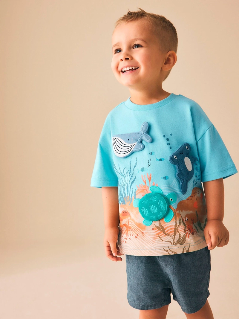 POLERA NIÑO NEXT ALGODÓN  - 1