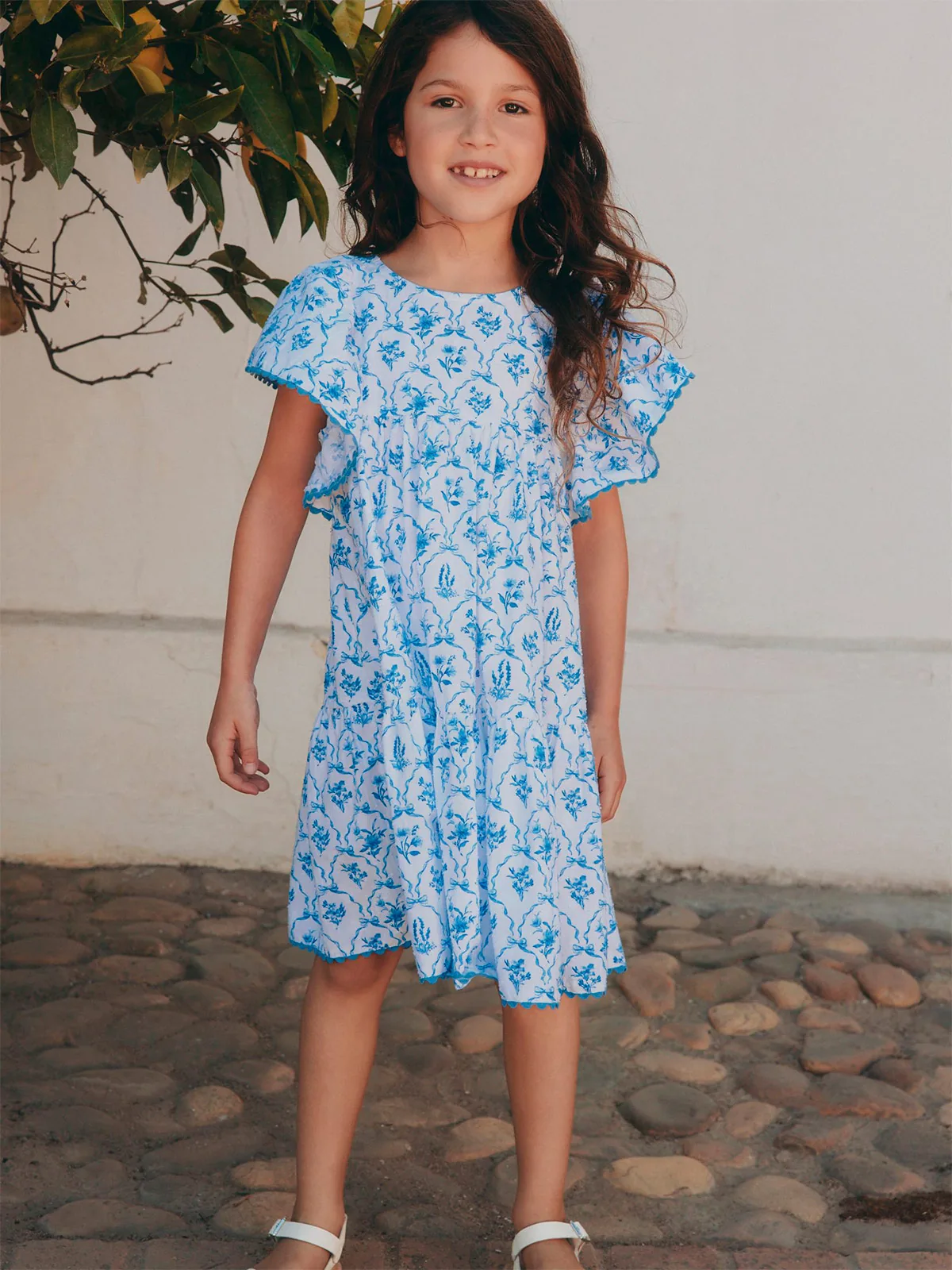 VESTIDO NIÑA NEXT ALGODÓN  - 1