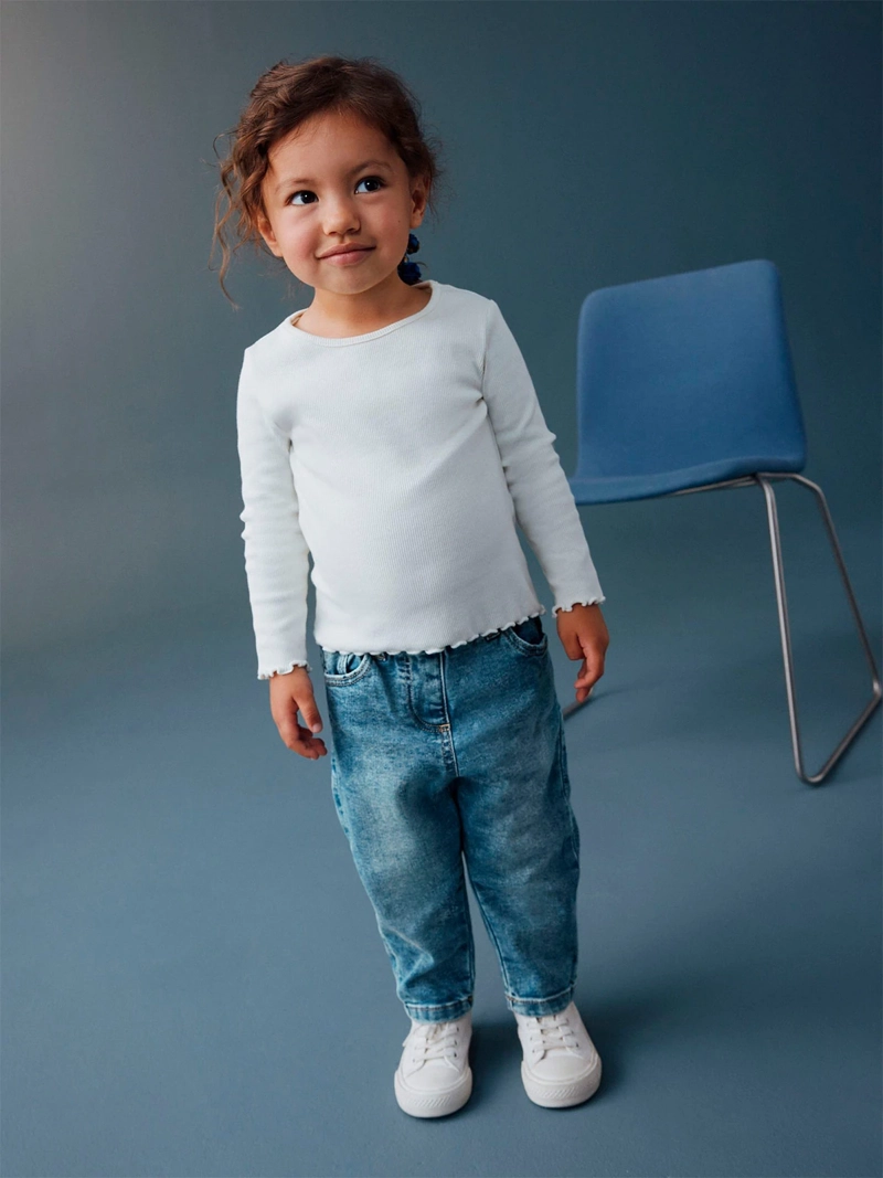 JEANS NIÑA NEXT ALGODÓN MOM - 1