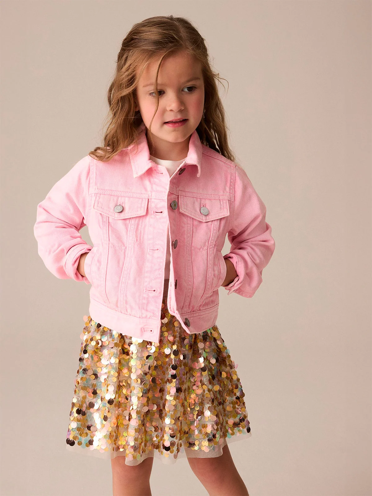 CHAQUETA NIÑA NEXT ALGODÓN  - 1