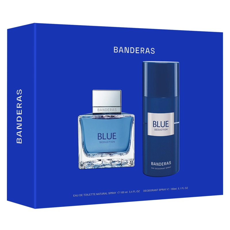 ESTUCHE PERFUME HOMBRE ANTONIO BANDERAS BLUE SEDUCTION EDT 100ML+150ML  - 2