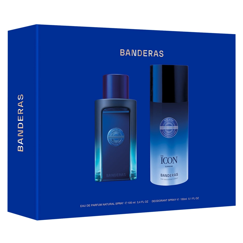 ESTUCHE PERFUME HOMBRE ANTONIO BANDERAS THE ICON SUPREME EDP INTENSE 100ML+150ML - 2