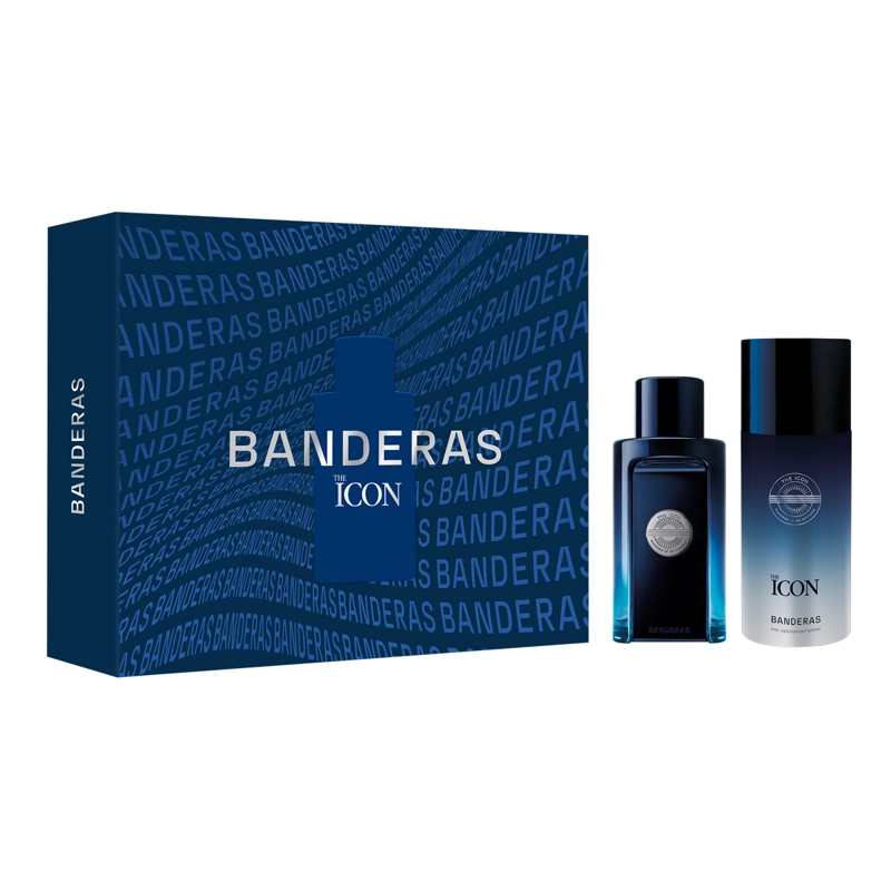 ESTUCHE PERFUME HOMBRE ANTONIO BANDERAS THE ICON EDT 100ML+150M - 1