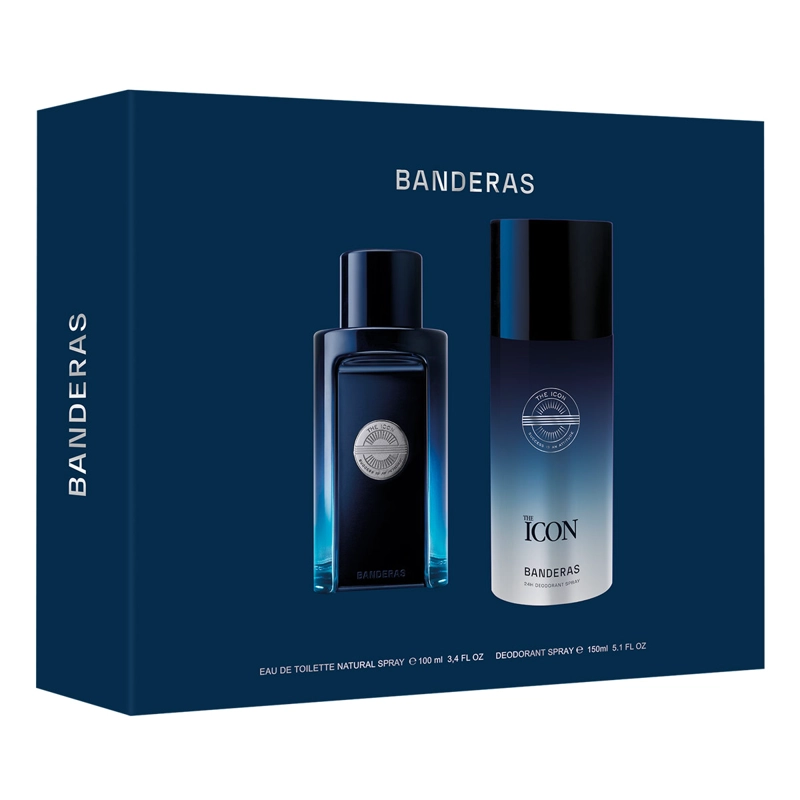 ESTUCHE PERFUME HOMBRE ANTONIO BANDERAS THE ICON EDT 100ML+150M - 2