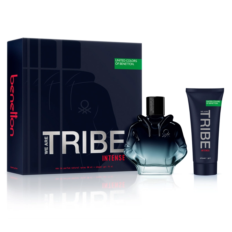 ESTUCHE PERFUME HOMBRE BENETTON UNITED COLORS WE ARE TRIBE INTENSE EDP 90ML+75ML  - 1