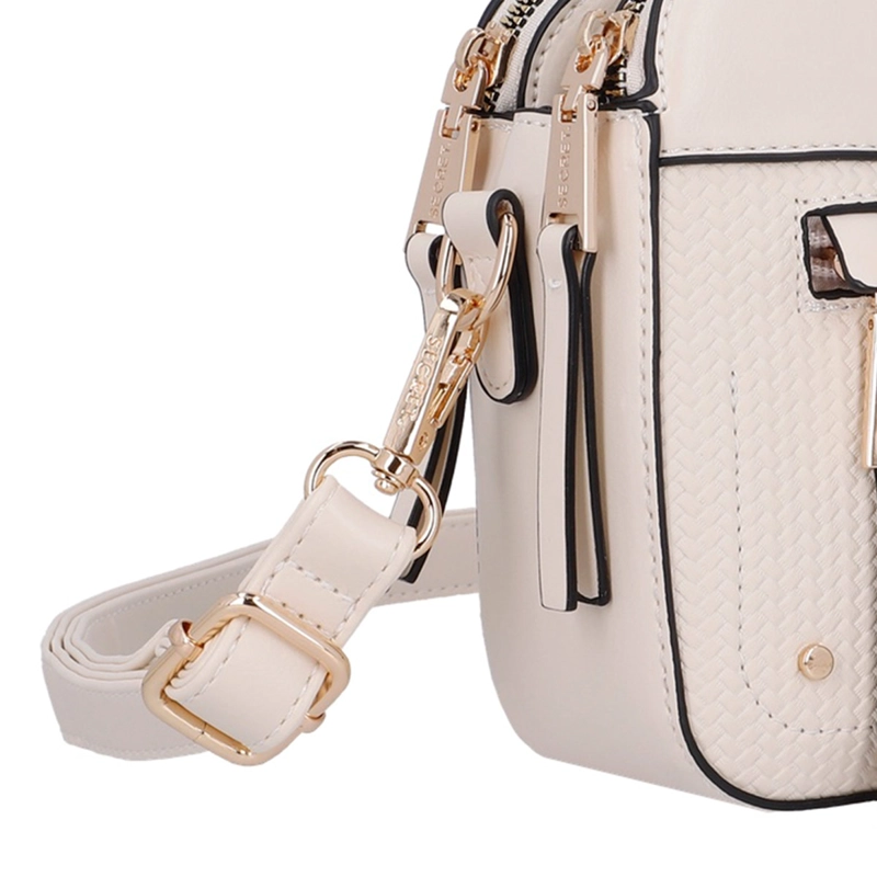  CARTERA BANDOLERA SECRET AKRANESS BEIGE  - 5