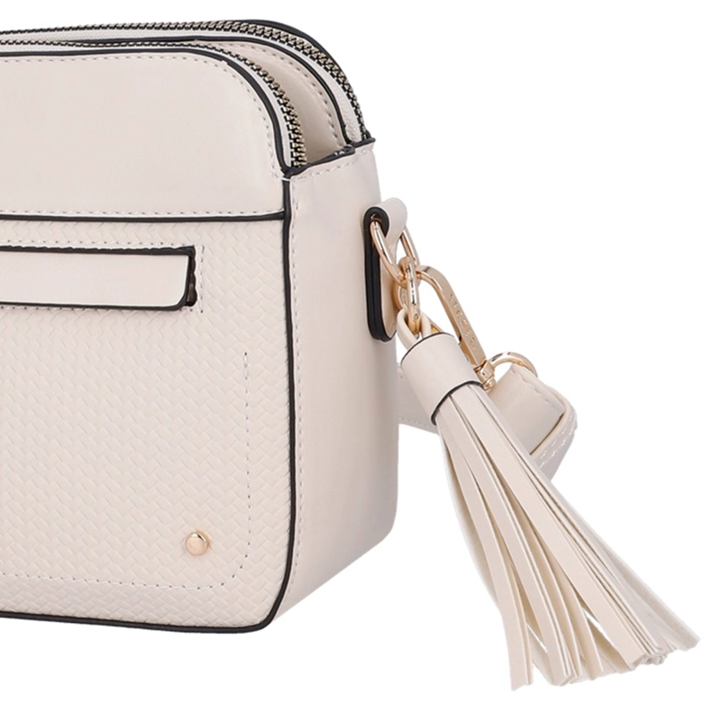  CARTERA BANDOLERA SECRET AKRANESS BEIGE  - 6