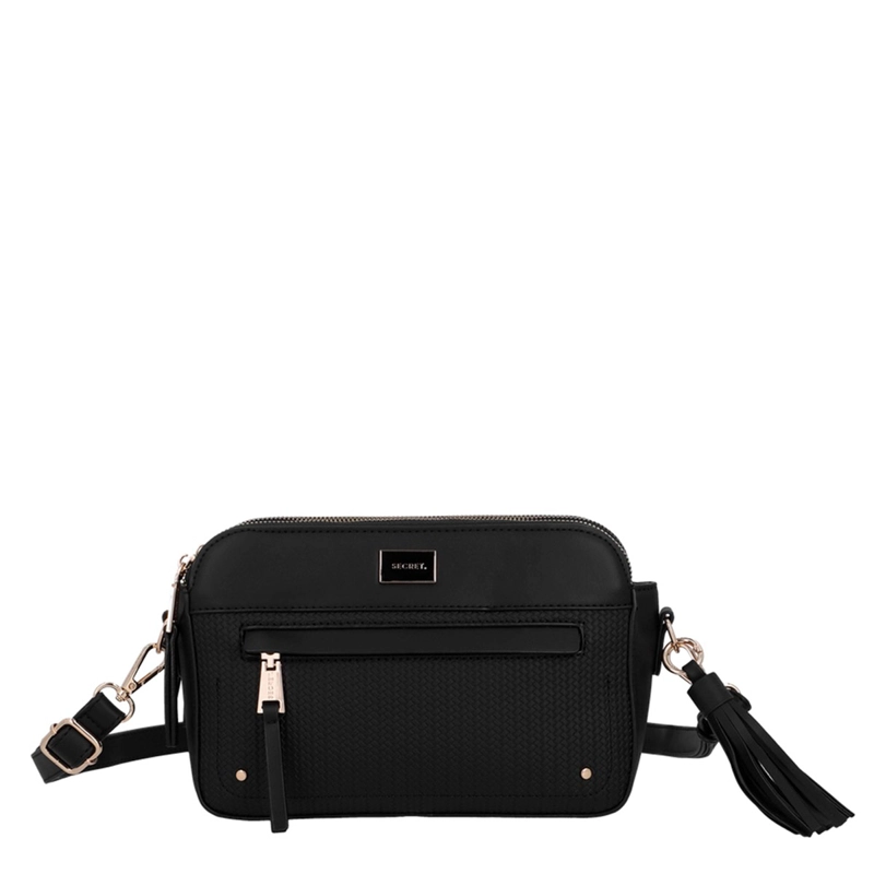 CARTERA BANDOLERA SECRET AKRANESS NEGRO  - 1