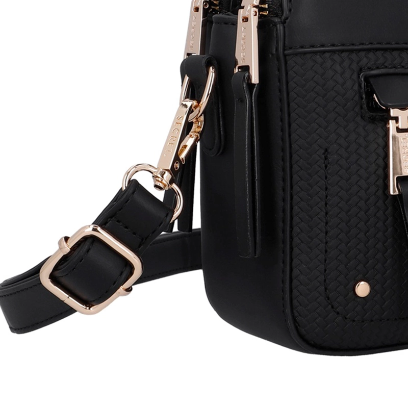  CARTERA BANDOLERA SECRET AKRANESS NEGRO  - 5