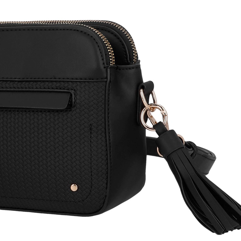  CARTERA BANDOLERA SECRET AKRANESS NEGRO  - 6