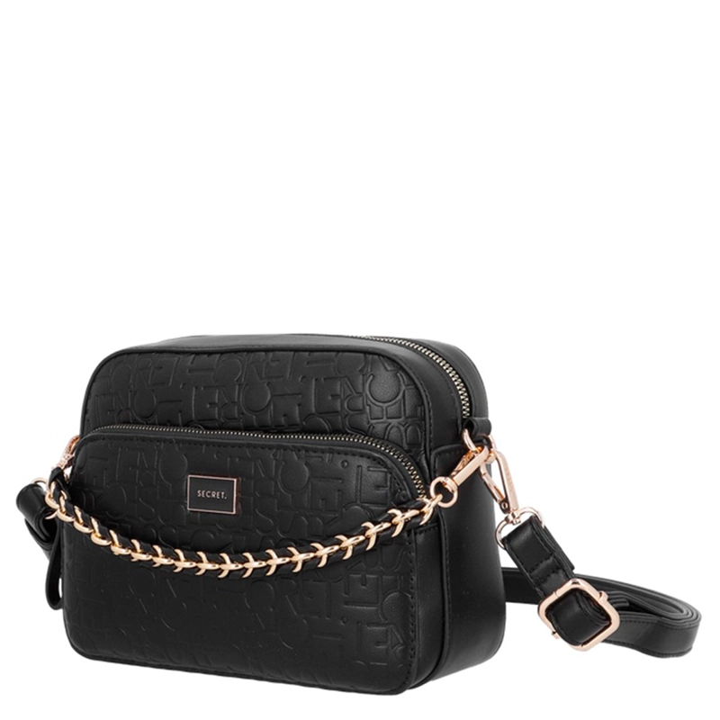  CARTERA BANDOLERA SECRET AMBERES NEGRO  - 2