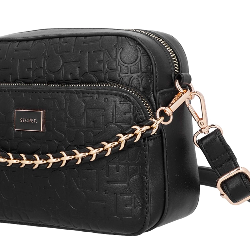  CARTERA BANDOLERA SECRET AMBERES NEGRO  - 5