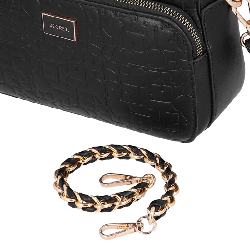  CARTERA BANDOLERA SECRET AMBERES NEGRO  - 6