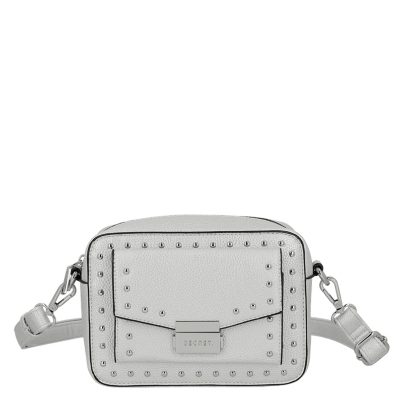 CARTERA  BANDOLERA SECRET AMSTERDAM PLATEADO  - 1