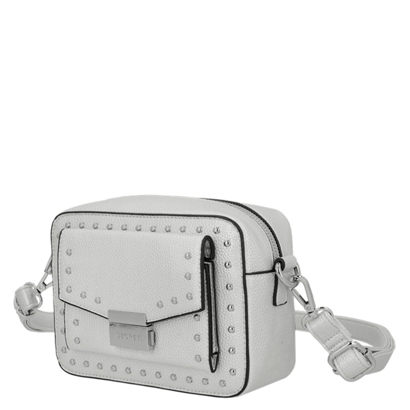CARTERA  BANDOLERA SECRET AMSTERDAM PLATEADO  - 2
