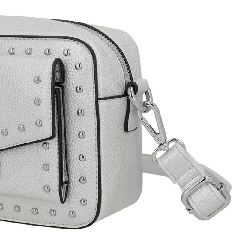 CARTERA  BANDOLERA SECRET AMSTERDAM PLATEADO  - 5