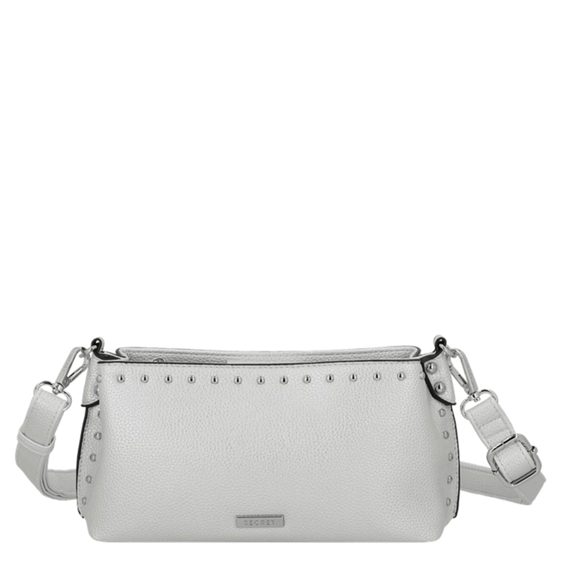 CARTERA  BANDOLERA SECRET AMSTERDAM PLATEADO  - 1