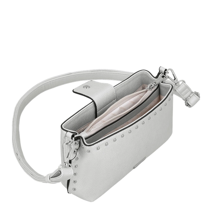 CARTERA  BANDOLERA SECRET AMSTERDAM PLATEADO  - 4