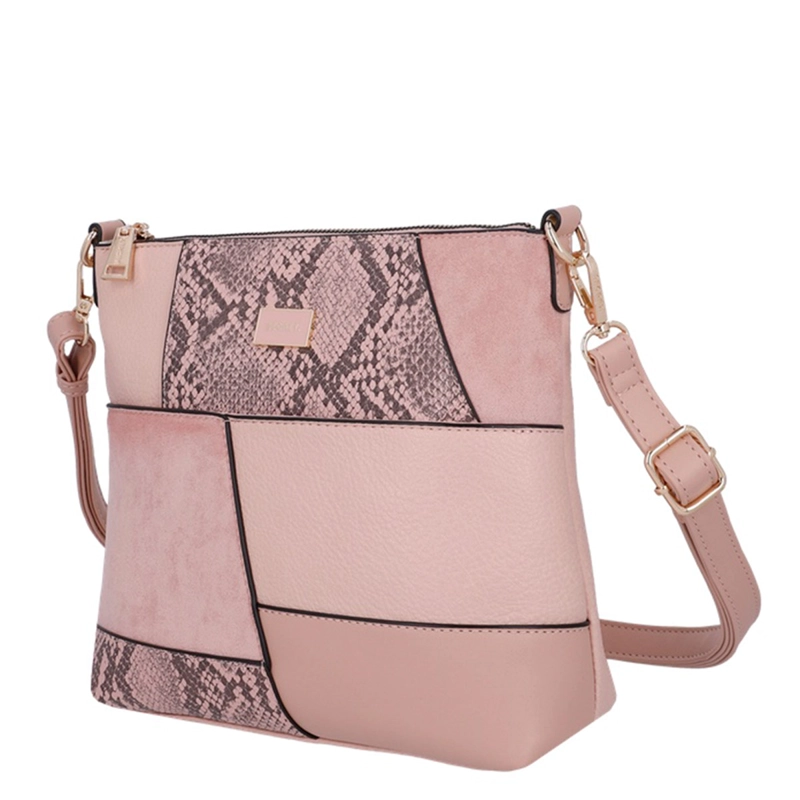 CARTERA BANDOLERA SECRET CRACOVIA ROSADO  - 2