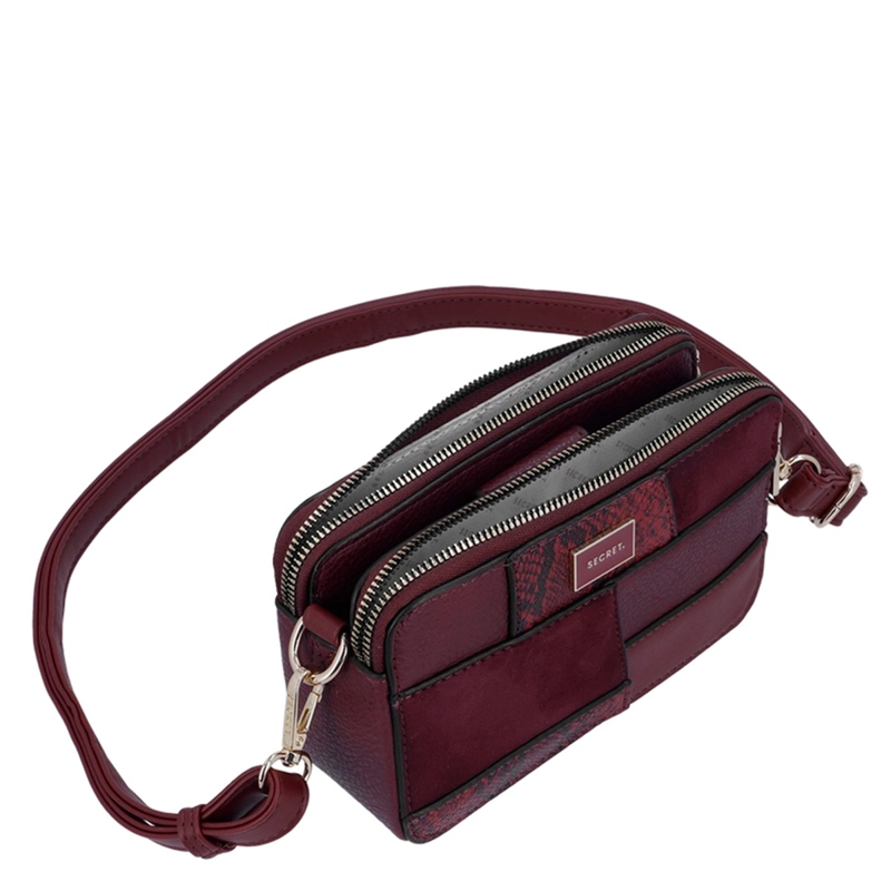 CARTERA BANDOLERA SECRET CRACOVIA BURDEO  - 4