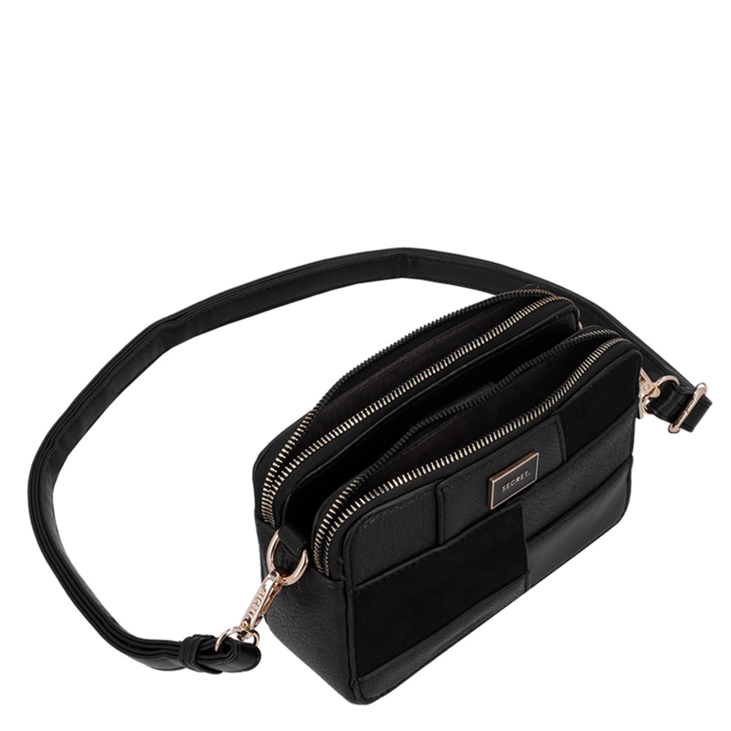 CARTERA BANDOLERA SECRET CRACOVIA NEGRO  - 4