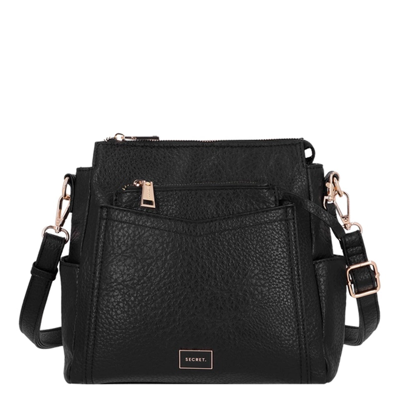 CARTERA BANDOLERA SECRET EDESSA NEGRO  - 1