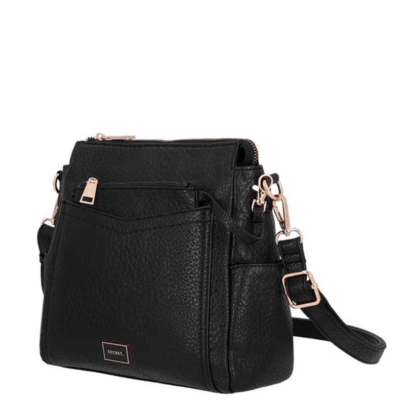 CARTERA BANDOLERA SECRET EDESSA NEGRO  - 2