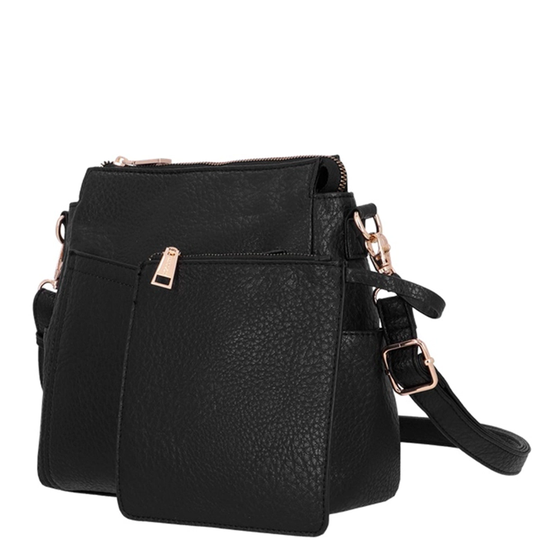 CARTERA BANDOLERA SECRET EDESSA NEGRO  - 3