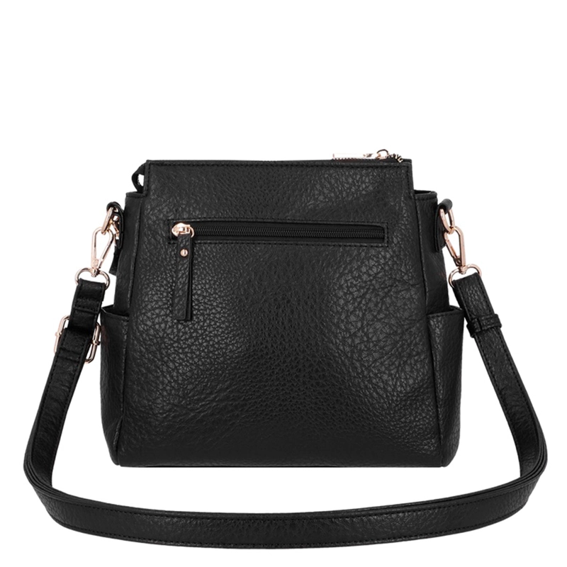 CARTERA BANDOLERA SECRET EDESSA NEGRO  - 4
