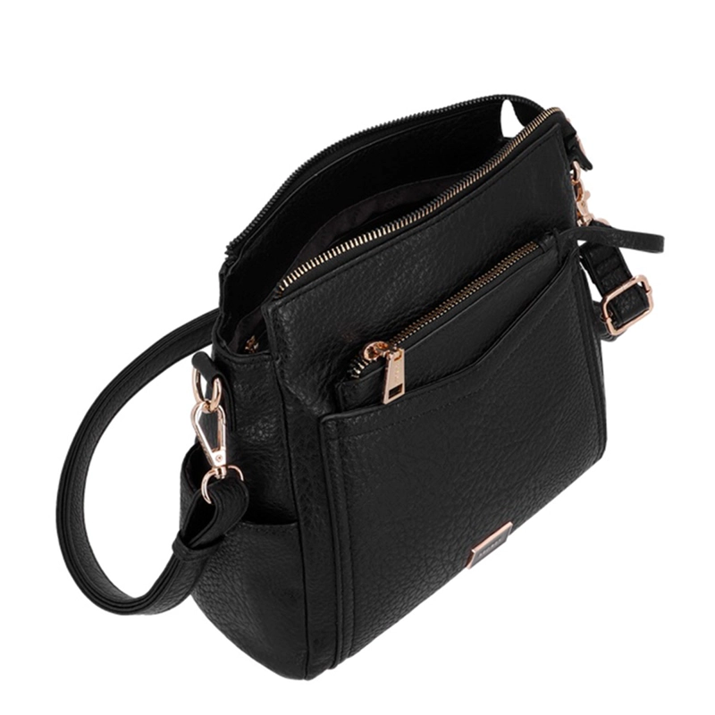 CARTERA BANDOLERA SECRET EDESSA NEGRO  - 5